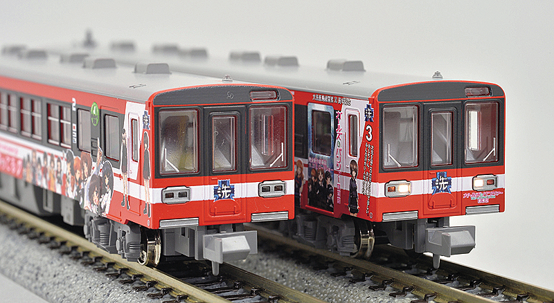 KATO 鹿島臨海鉄道6000形 ガールズ&パンツァー 列車 2号車+3号車 鹿島臨海鉄道 6000形 ガールズ&パンツァーラッピング列車 2号車+