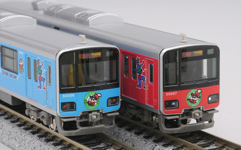 東武50050型 クレヨンしんちゃん 風間くんデザイン 鉄道模型 nゲージ