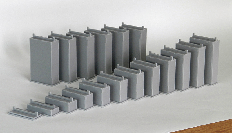 ＨＯゲージ　橋脚　金属製　高さ各種合計３３個　と制御器　カツミ HO) 42901-1 テスト用走行台(通電式ローラータイプ) 1個入り E-Z