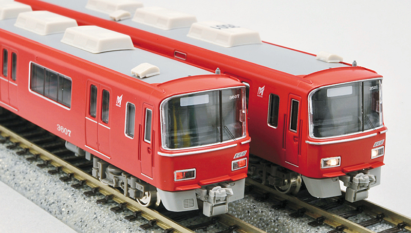 カツミHO 名鉄3500系完成品スカーレット塗装 - 鉄道模型