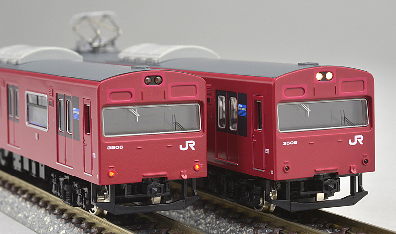 31512＞JR103系3500番台 播但線（台車黒）4両編成セット（動力付き