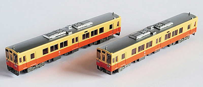 関東鉄道キハ2400形 復刻塗装 2輛セット – 新製品紹介