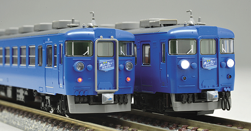 JR西日本 475系（北陸本線・青色）セット – 新製品紹介
