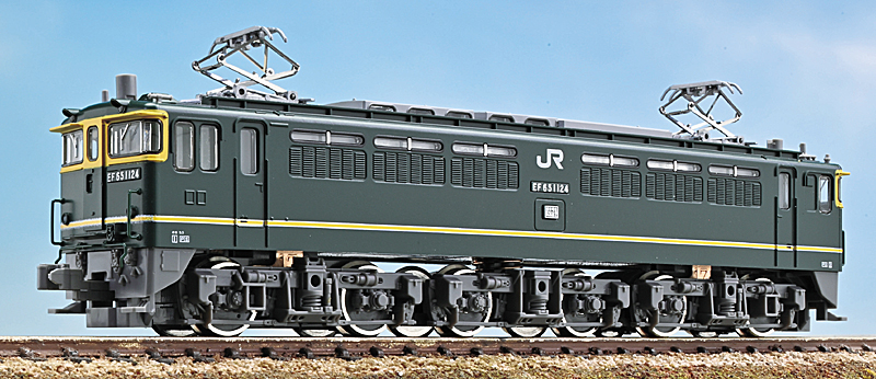 JR西日本 EF65 1124号機 トワイライト色・グレー台車 – 新製品紹介