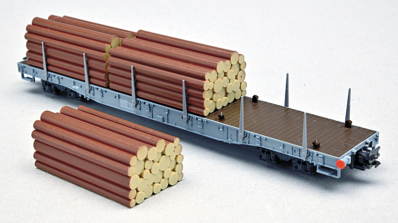 kato レーティッシュ鉄道　長物車（丸太)　セット KATO レーティッシュ鉄道 長物車 R-w(丸太積載) 4両セット 品番